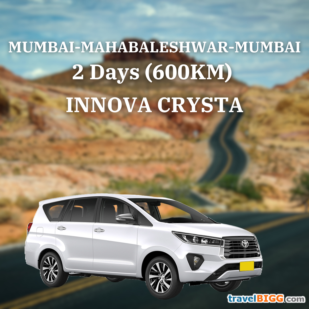 Toyota Crysta for Mahabaleshwar For 2 Days:(Seating capacity 6+1) Day